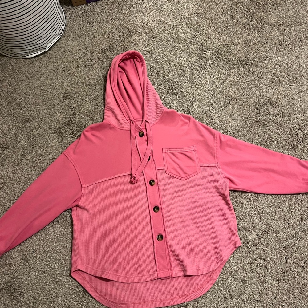 American eagle pink super soft sweater